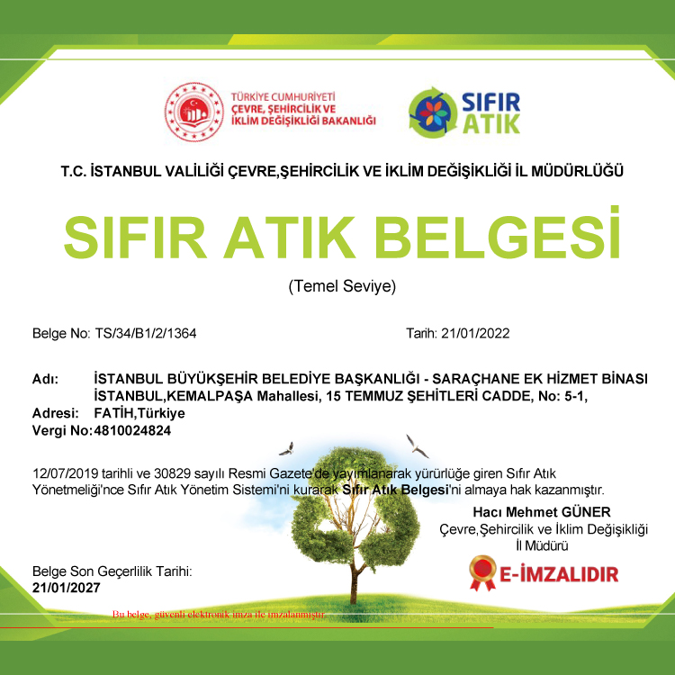 Atık Y&ouml;netimi Şube M&uuml;d&uuml;rl&uuml;ğ&uuml;